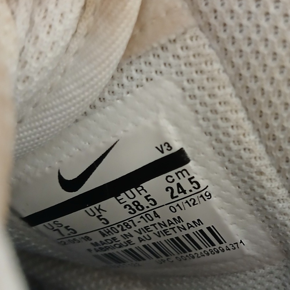 Nike Air Force 1 Low Womens 7.5 White Light Armory Blue Sneakers AH0287-104 - Picture 5 of 9